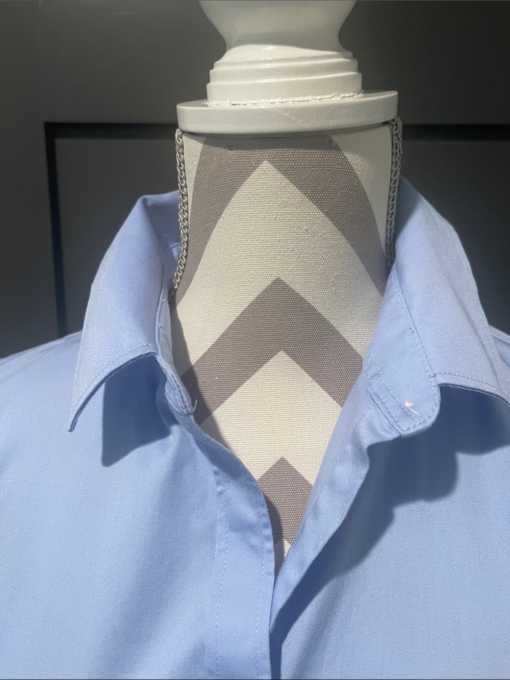 Banana Republic Preppy Embroidered Button Down Shirt Size 8 - Picture 3 of 8